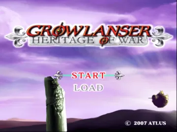 Growlanser - Heritage of War screen shot title